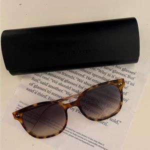 Warby Parker Sunglasses… tortoise with gold metal